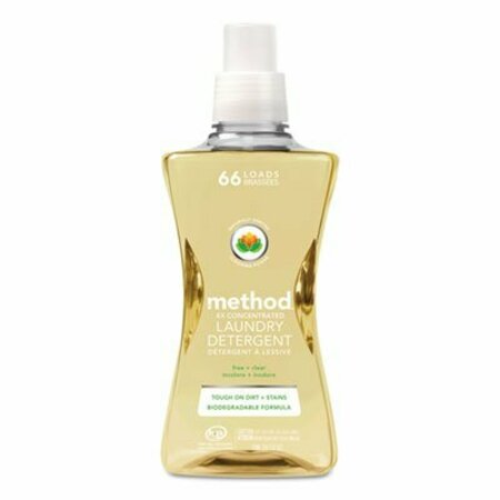 METHOD Method, 4x Concentrated Laundry Detergent, Free & Clear, 53.5 Oz Bottle, 4PK 01491